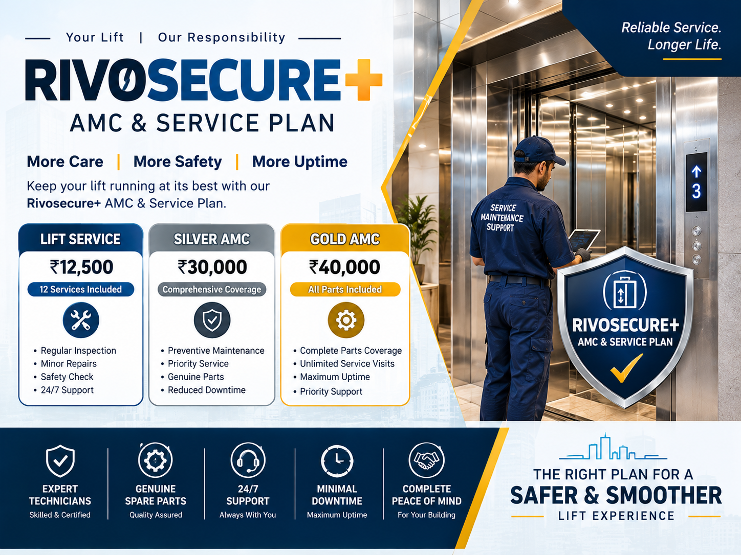 Reliable Lift AMC & Service Plan 